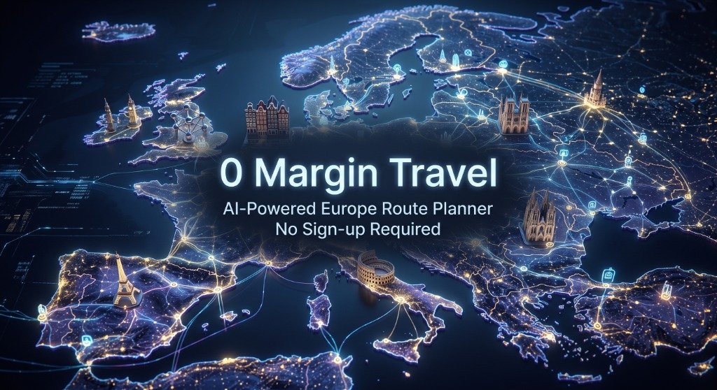 0Margin Travel — Smart Europe Routes
